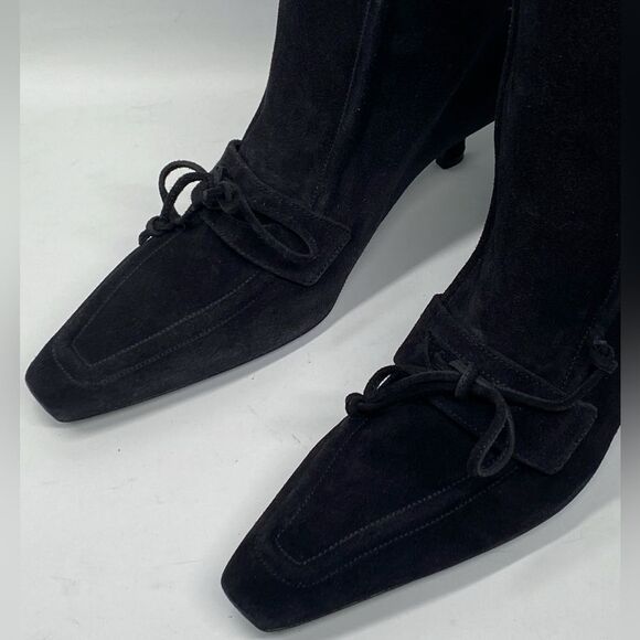 Burberry Storm Tall Suede Boots size 37 - Picture 7 of 15